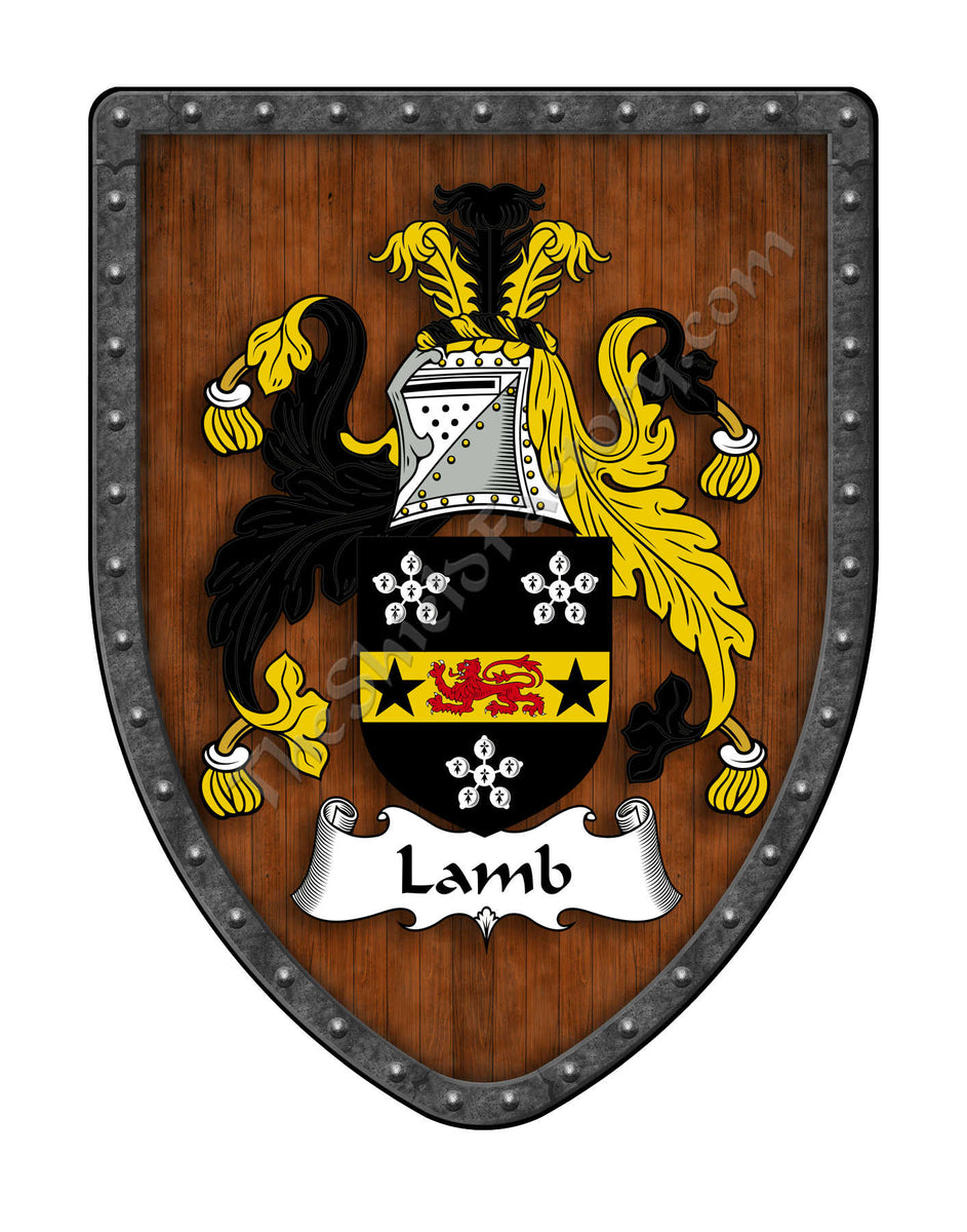 Lamb Coat of Arms Family Crest