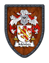 Load image into Gallery viewer, Mendez Coat of Arms Shield