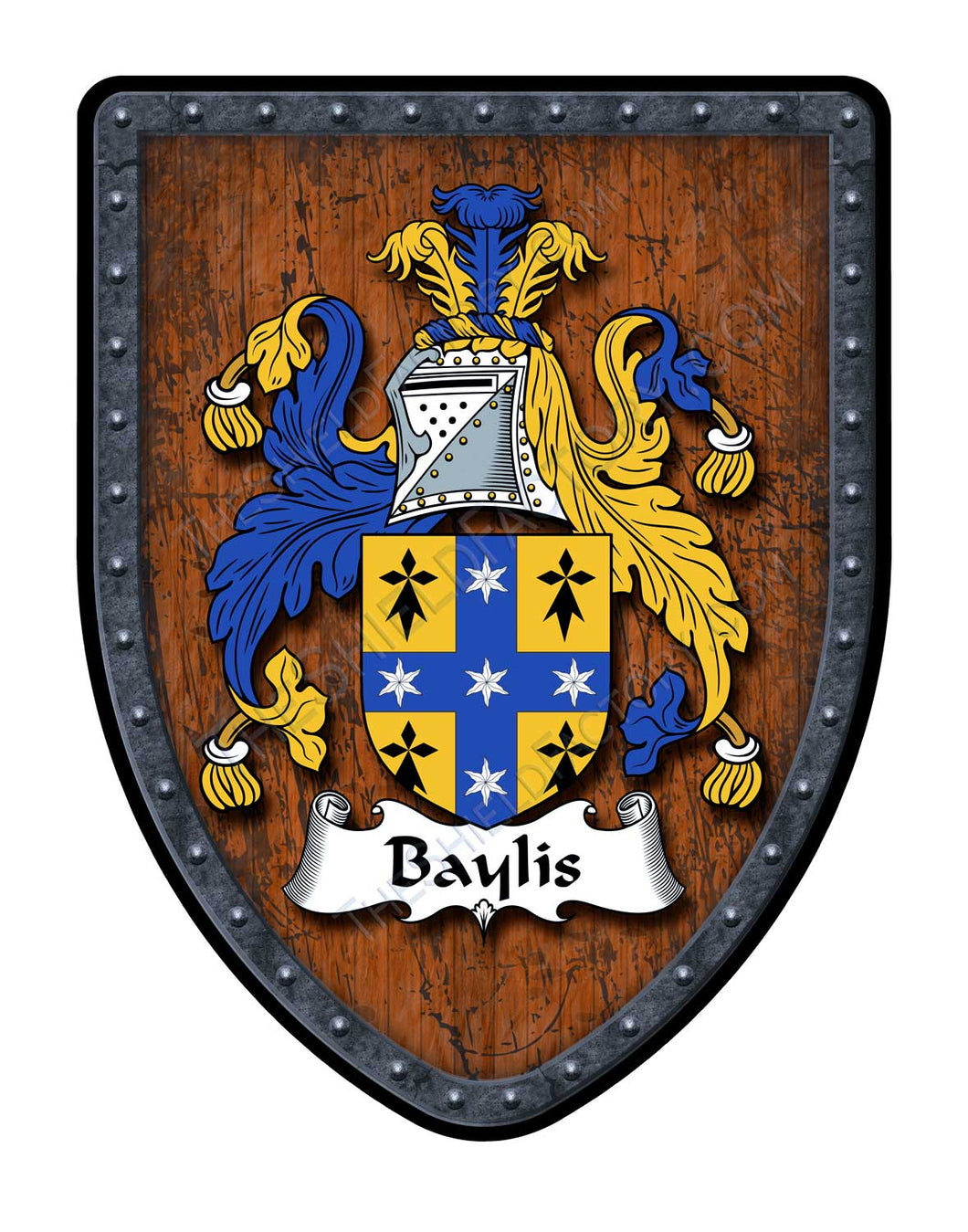 Baylis Family Coat of Arms Family Crest