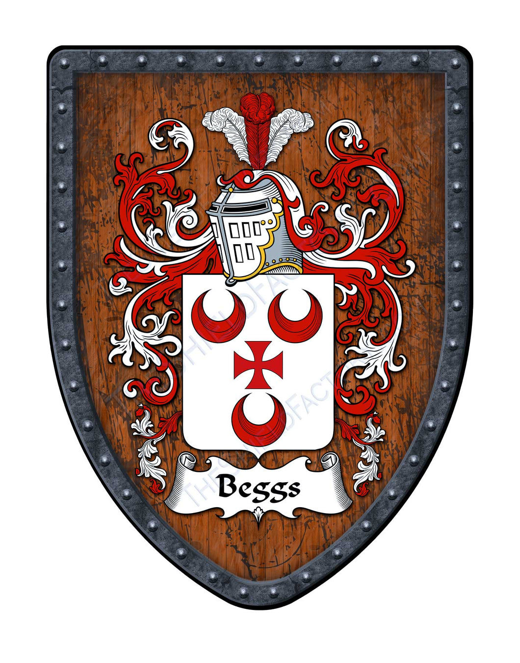 Beggs Family Crest Coat of Arms