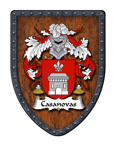 Casanovas Coat of Arms Hispanic Family Crest