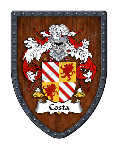 Costa Family Coat of Arms Family Crest
