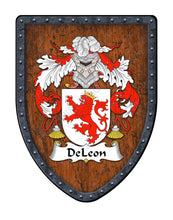 Load image into Gallery viewer, DeLeon Coat of Arms Family Crest