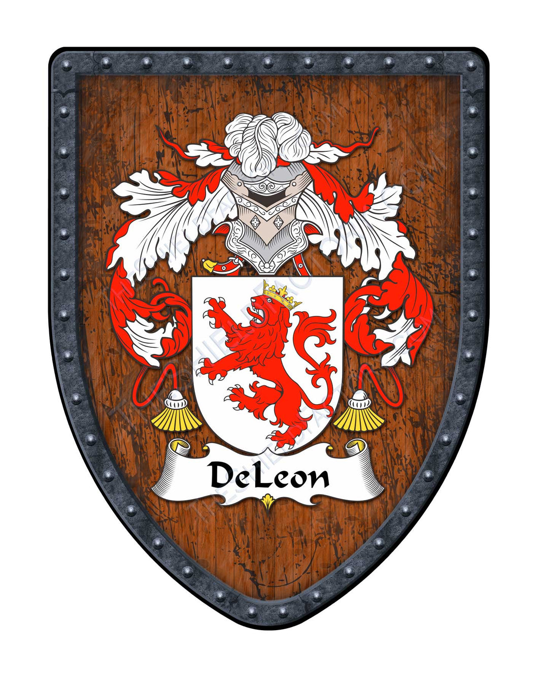 DeLeon Coat of Arms Family Crest
