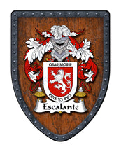 Load image into Gallery viewer, Escalante Family Coat of Arms Shield