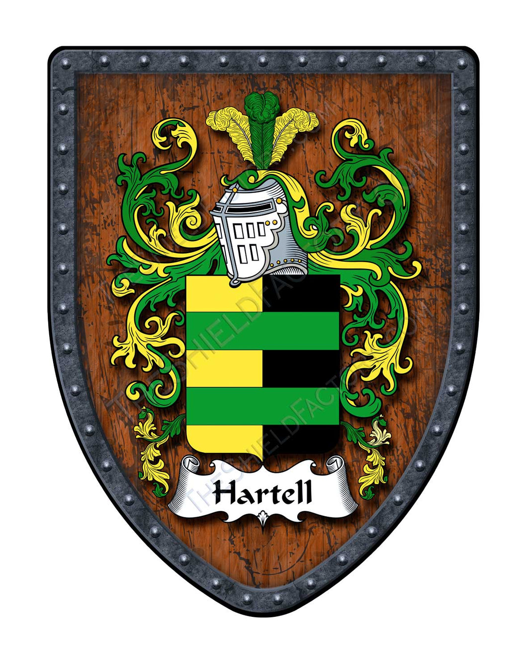 Hartell Coat of Arms Family Crest