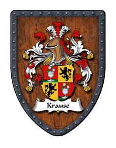 Krause Coat of Arms Family Crest