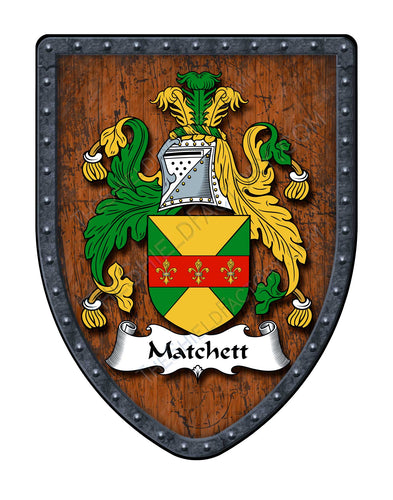 Matchett Family Coat of Arms Family Crest