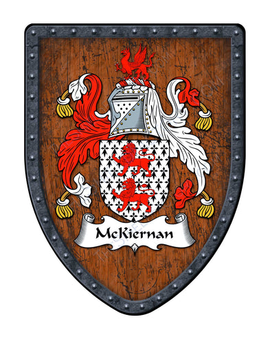 McKiernan Family Coat of Arms Family Crest