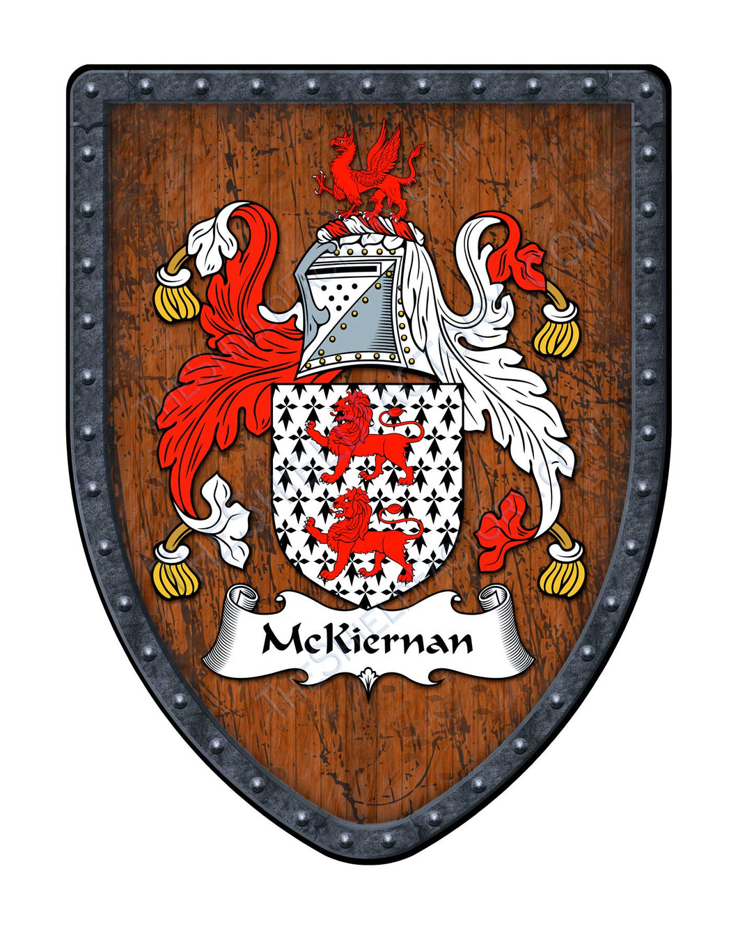 McKiernan Family Coat of Arms Family Crest