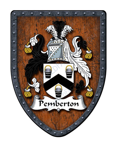 Pemberton Family Coat of Arms Family Crest