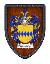 Load image into Gallery viewer, Pennington Coat of Arms Family Crest