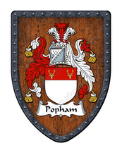 Load image into Gallery viewer, Popham Coat of Arms Family Crest