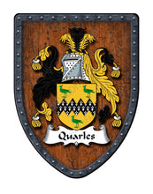 Load image into Gallery viewer, Quarles Family Coat of Arms Family Crest