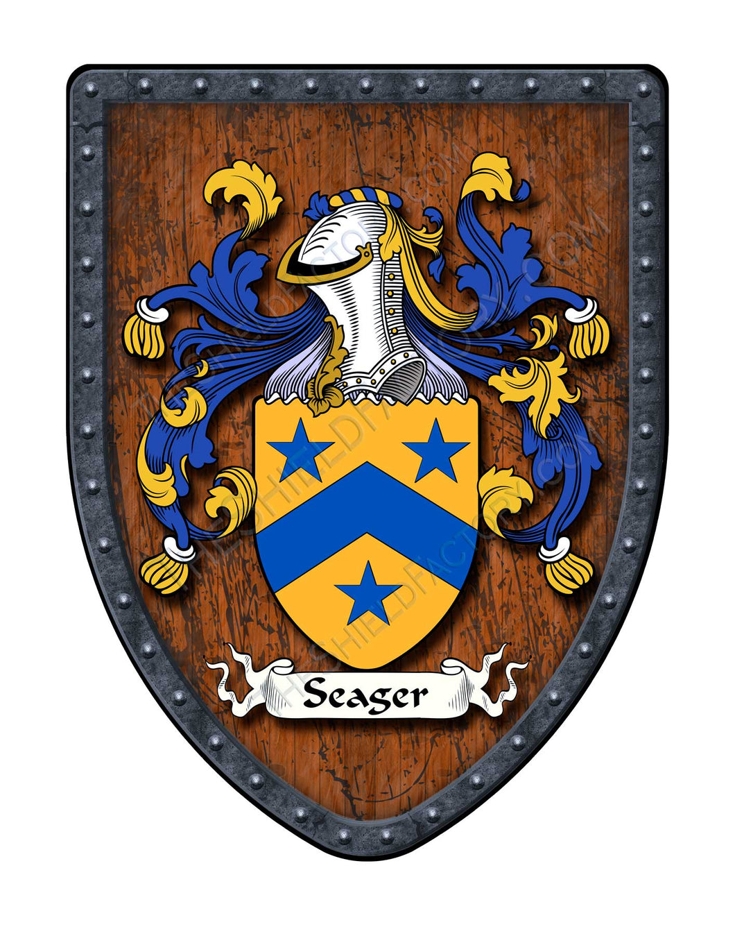 Seager Coat of Arms Family Crest