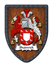 Load image into Gallery viewer, Shadwick Family Coat of Arms Shield