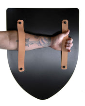 Load image into Gallery viewer, Griffin on Teal Medieval Shield