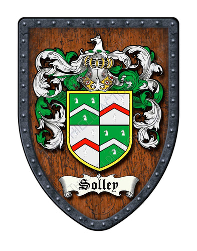 Solley Coat of Arms Family Crest