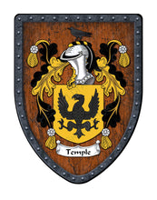 Load image into Gallery viewer, Temples or Temple Family Coat of Arms Family Crest