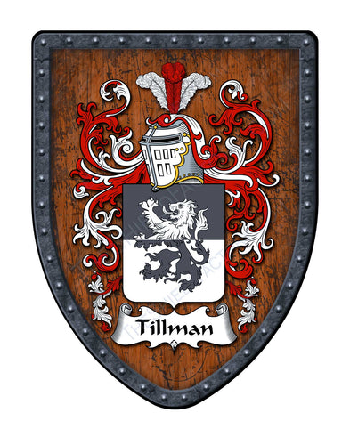 Tillman Coat of Arms Family Crest