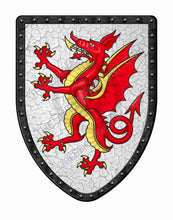 Load image into Gallery viewer, Tudor Dragon Medieval Shield
