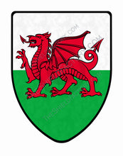 Load image into Gallery viewer, Welsh Dragon Medieval Shield
