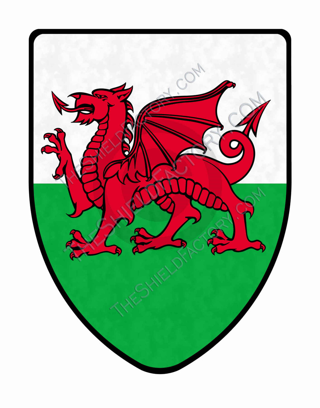 Welsh Dragon Medieval Shield