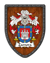 Load image into Gallery viewer, Zamora Coat of Arms Hispanic Family Crest
