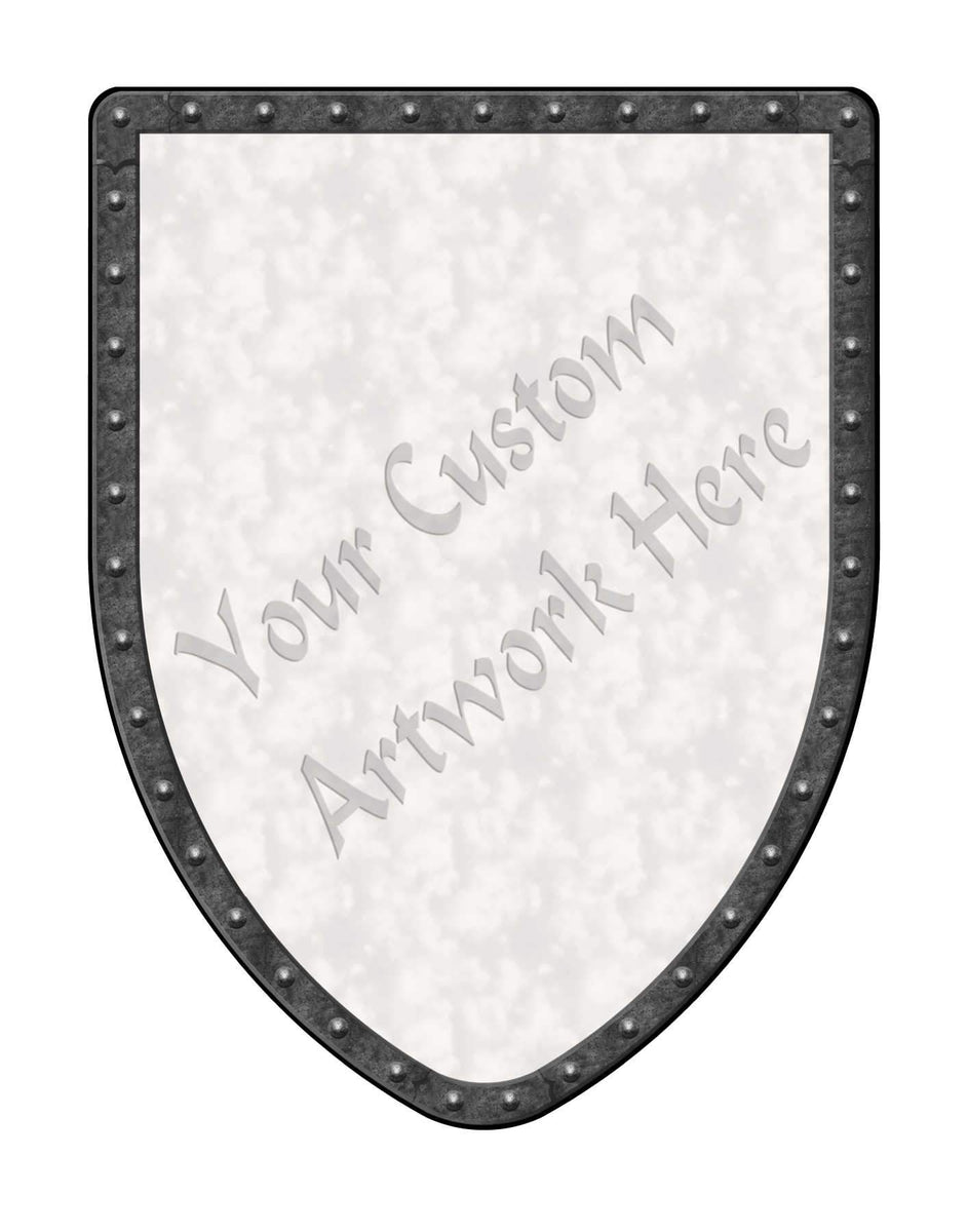 Custom Battle Style 3 Point Shield with Leather Straps – My Family Coat ...