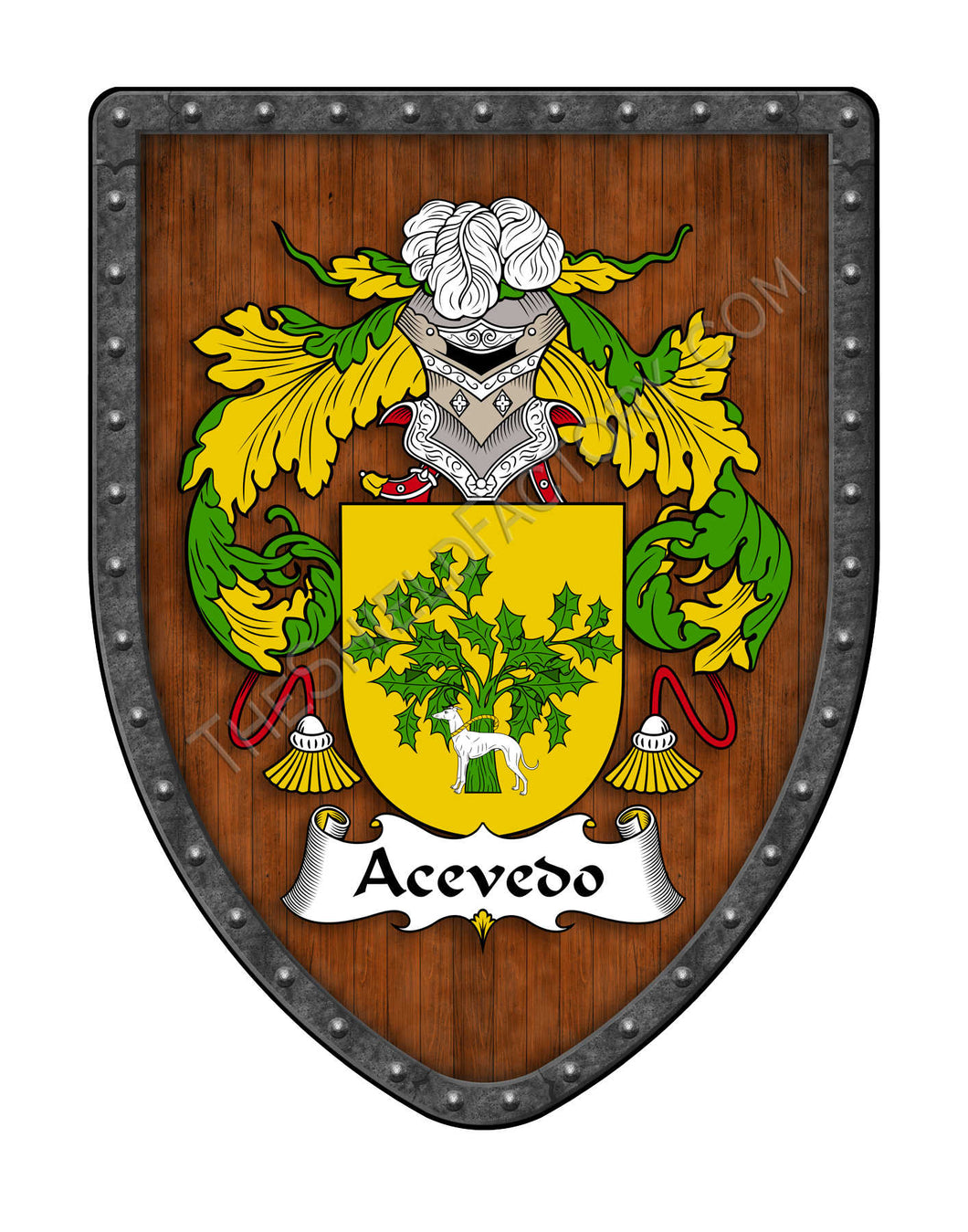 Acevedo I Coat of Arms Hispanic Family Crest