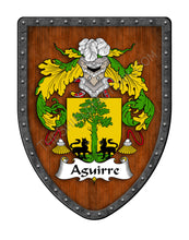 Load image into Gallery viewer, Aguirre Coat of Arms Hispanic Family Crest