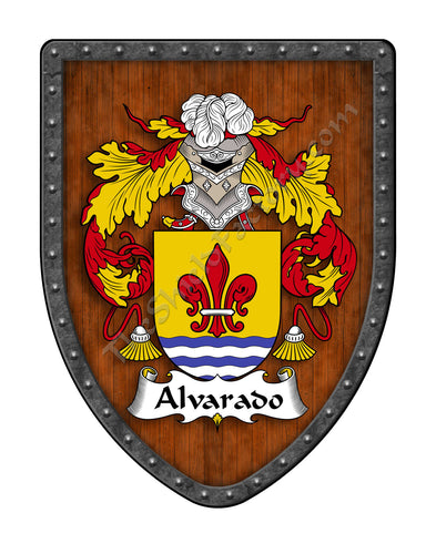 Alvarado Coat of Arms Hispanic Family Crest