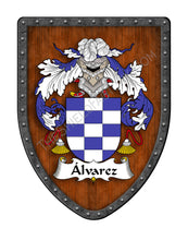 Load image into Gallery viewer, Alvarez - Toledo Coat of Arms Hispanic Family Crest
