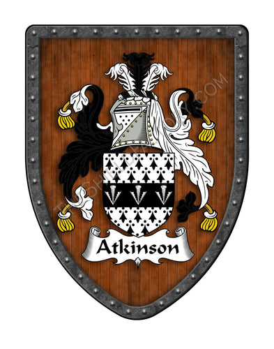Atkinson Family Coat of Arms Family Crest