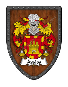 Avalos II Coat of Arms Hispanic Family Crest