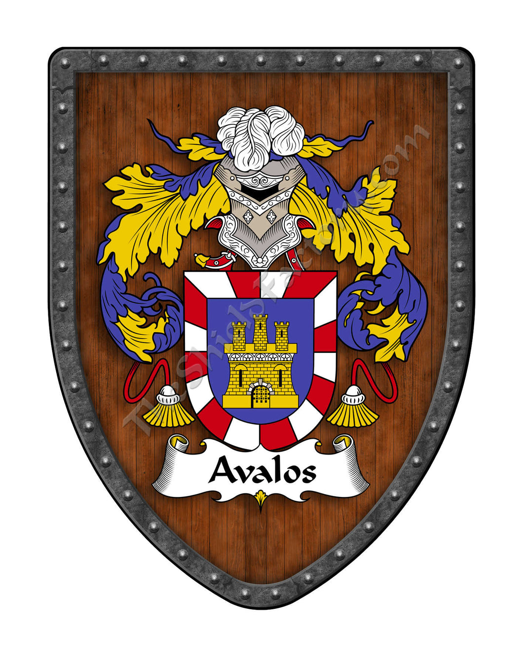 Avalos I Coat of Arms Hispanic Family Crest