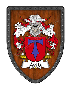 Ávila II Coat of Arms Hispanic Family Crest