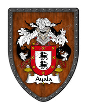 Load image into Gallery viewer, Ayala Coat of Arms Hispanic Family Crest