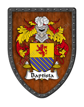 Load image into Gallery viewer, Baptista Coat of Arms Hispanic Family Crest
