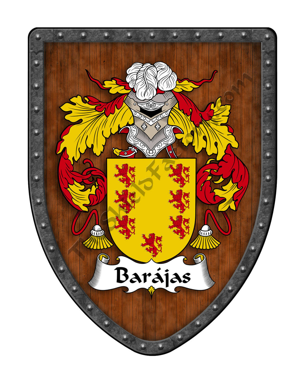 Barájas Coat of Arms Hispanic Family Crest