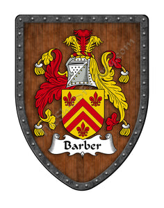 Barber Coat of Arms Family Crest