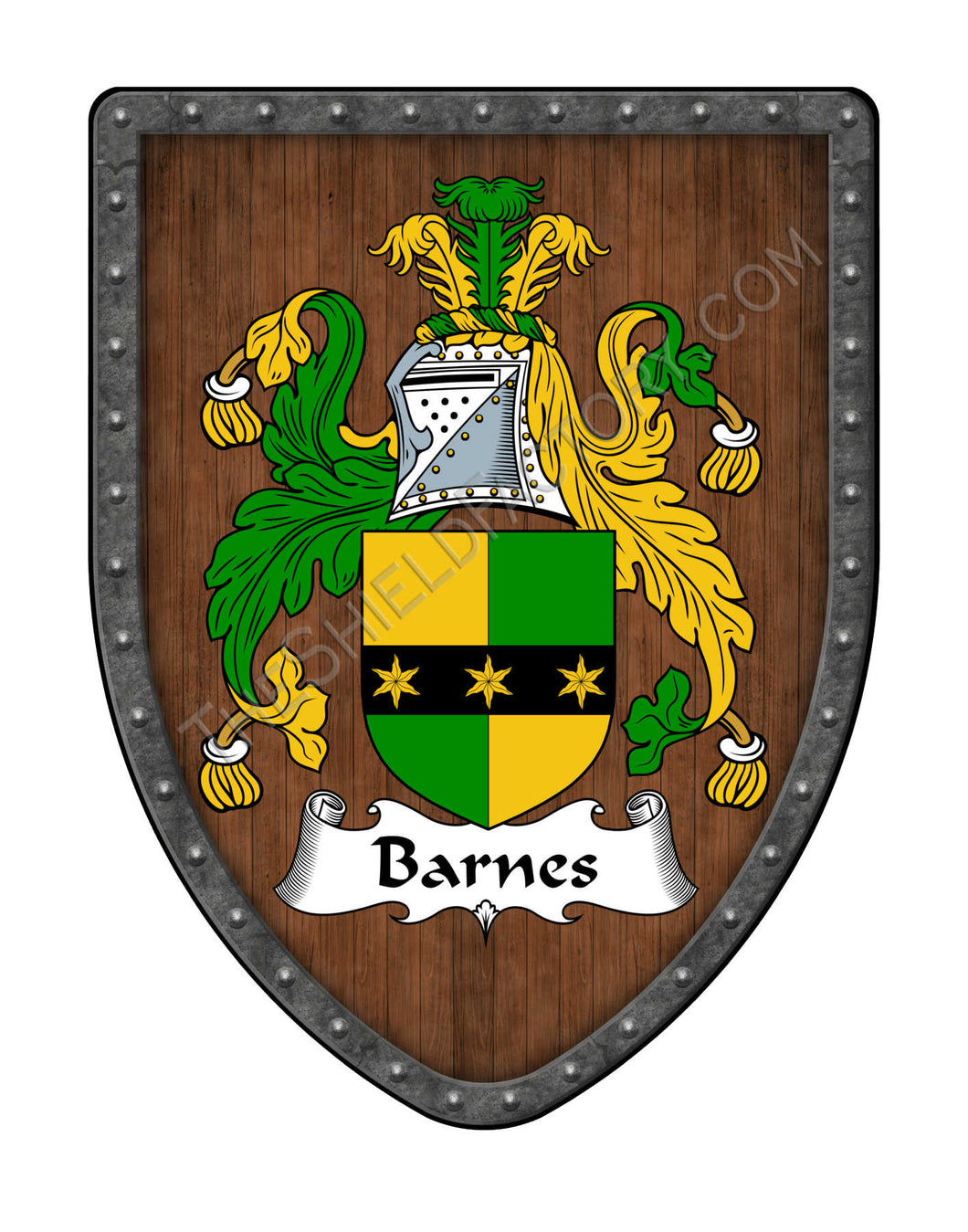 Barnes II Family Coat of Arms Family Crest