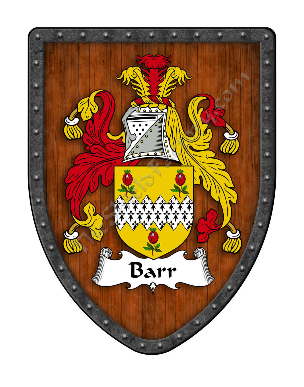Barr Coat of Arms Family Crest