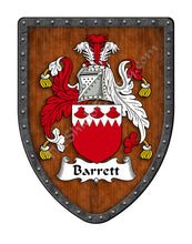 Load image into Gallery viewer, Barrett Coat of Arms Family Crest