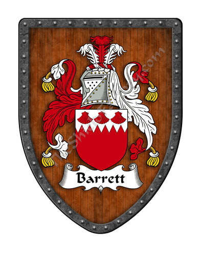 Barrett Coat of Arms Family Crest