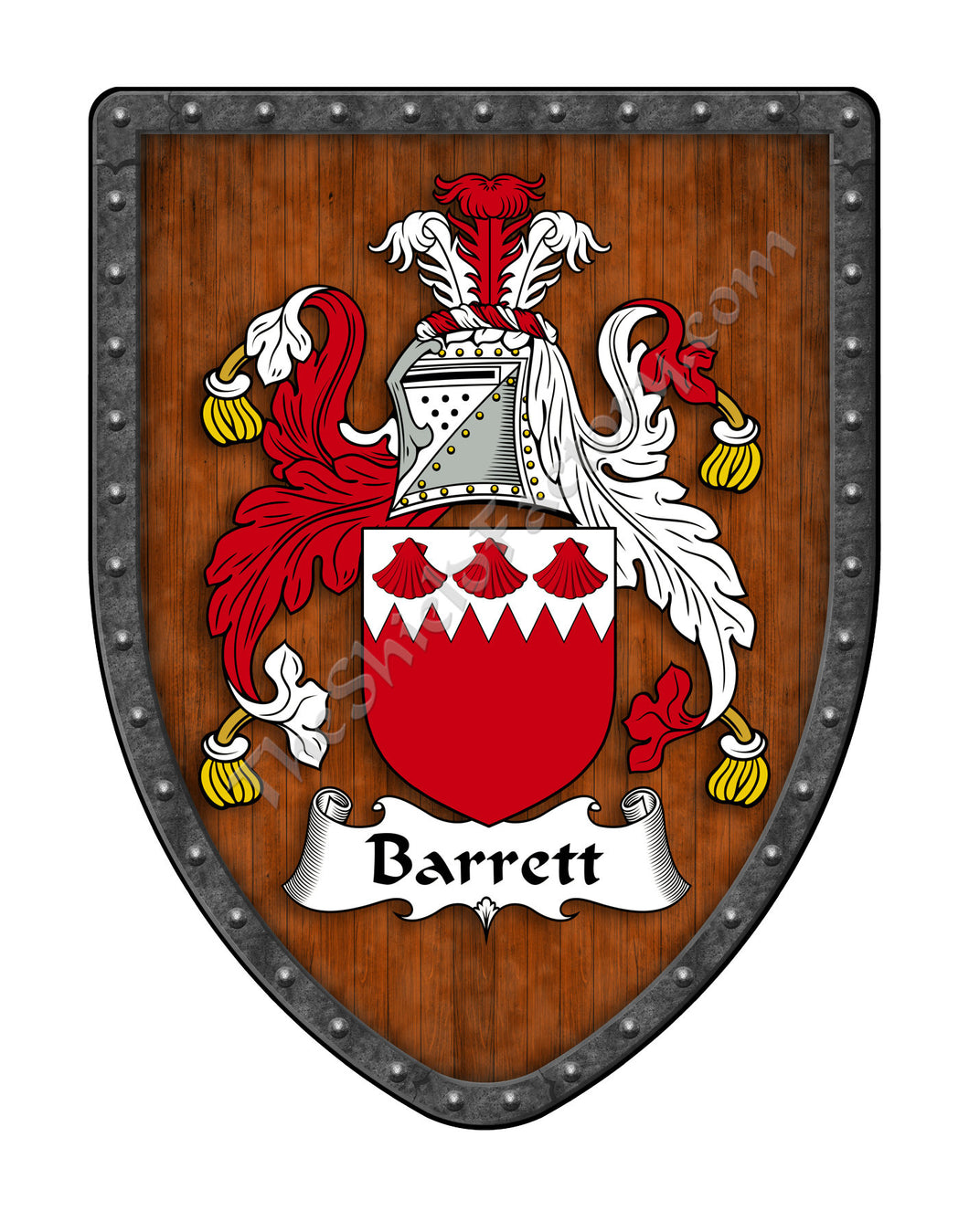 Barrett Coat of Arms Family Crest