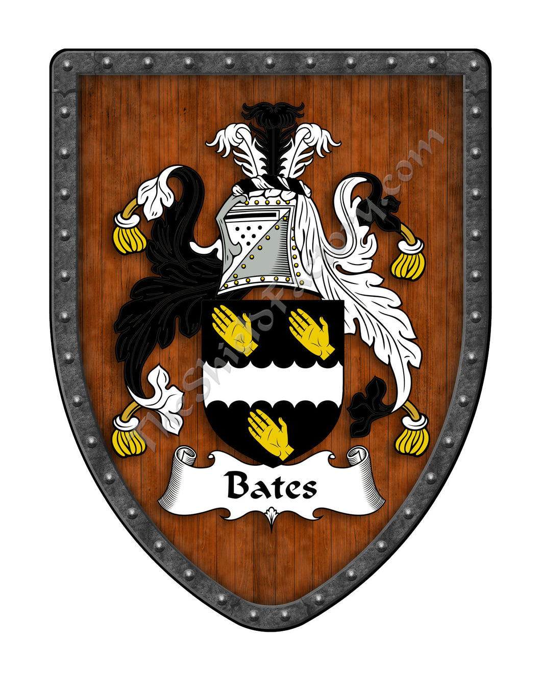 Bates Family Crest Coat of Arms