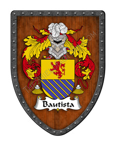 Bautista Coat of Arms Hispanic Family Crest