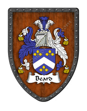 Load image into Gallery viewer, Beard Family Coat of Arms Family Crest