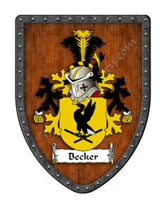 Becker Dutch Family Crest Coat of Arms